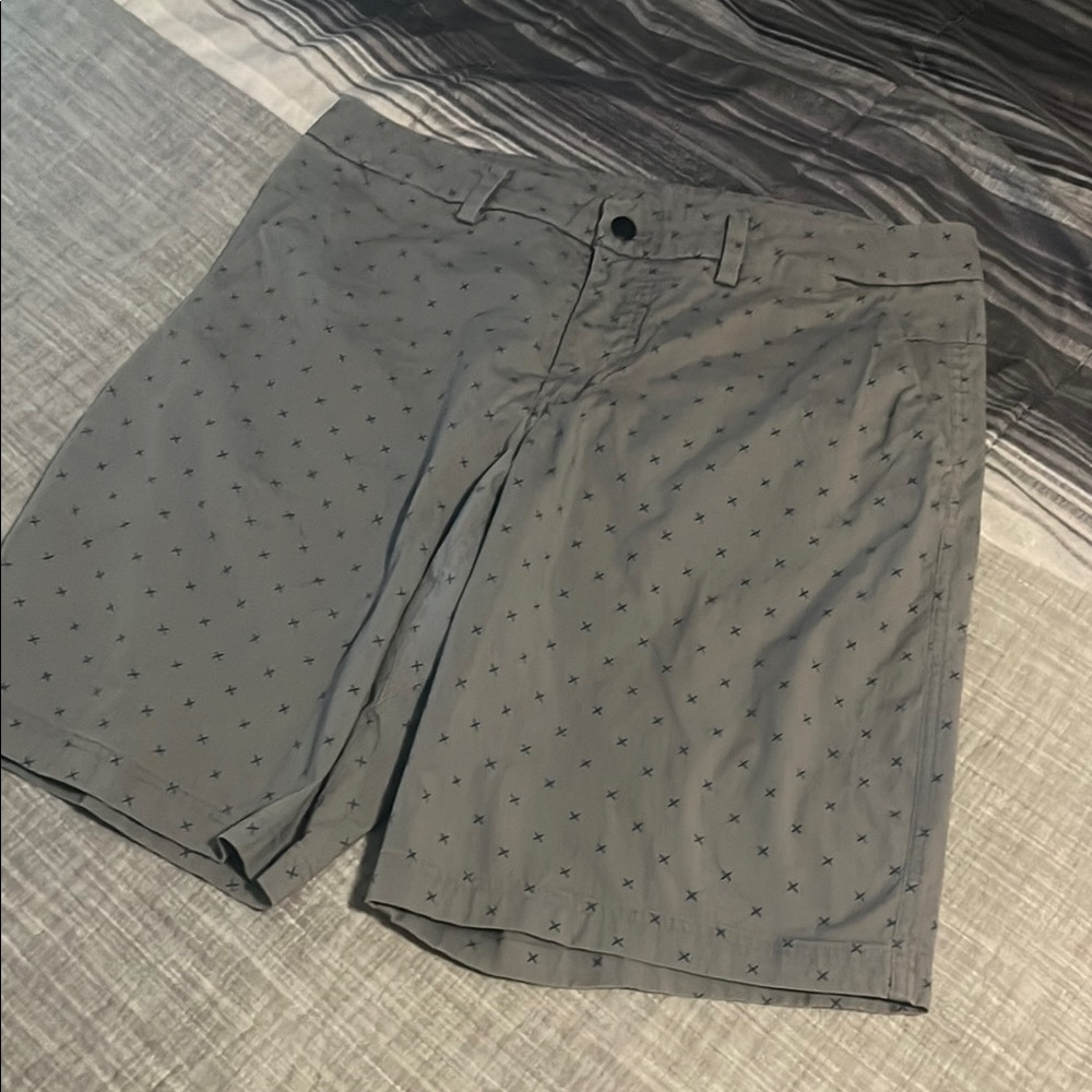 Lululemon Athletica Gray Flat Front Shorts
